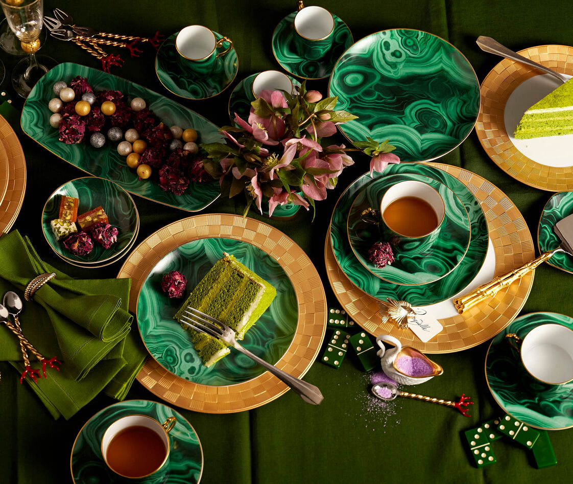 Shop L'objet Serving And Trays Green In Green, Gold