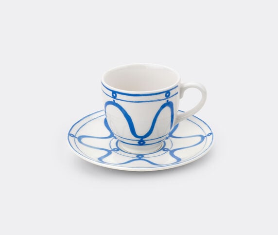 THEMIS Z 'Serenity' tea cup and saucer, blue blue THEM24SER078BLU