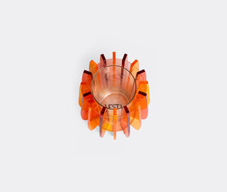 VESTA 'Iride' vase, small, red ORANGE VEST26SMA201ORA