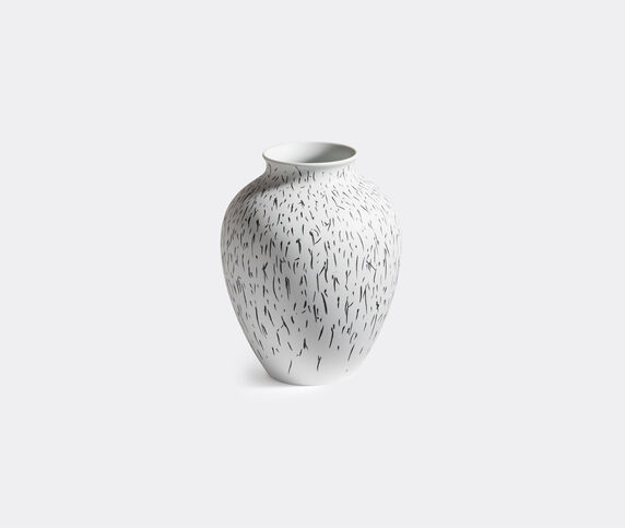Cassina 'Post Scriptum' curved vase, white