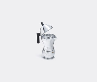 Alessi 'Pulcina' espresso maker, large GREY ALES15PUL097SIL