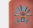 Les-Ottomans 'Fauna' hand painted iron tray, monkey multicolor OTTO23FAU132MUL