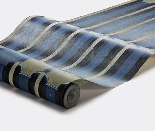Wall&amp;dec&ograve; 'Ornate Ts' wallpaper, blue BLUE WADE20ORN389BLU