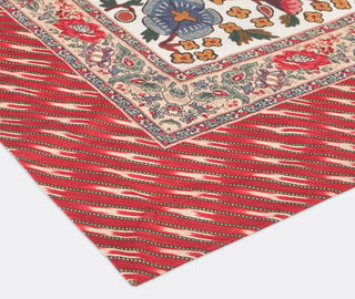 Pierre-Louis Mascia 'Cerbiattoott' tablecloth, medium, chevron red RED PLMA26CER835RED