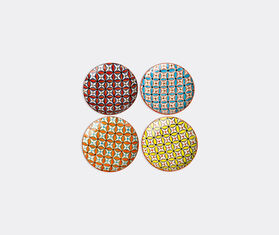 POLSPOTTEN 'Hippy Side' plate, set of four MULTICOLOUR POLS22SID520MUL