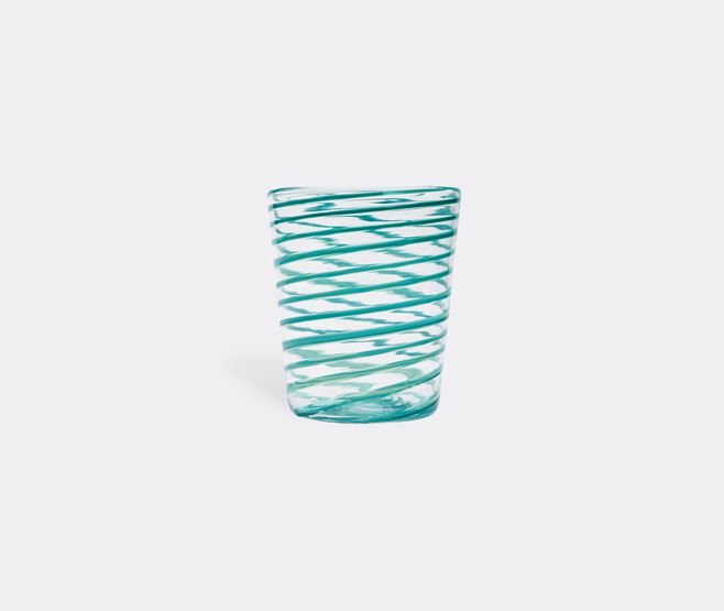 Cabana 'Giravolta' water glass, green GREEN CABA23GRE439GRN