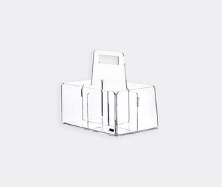VESTA 'Like Water' cutlery holder, transparent TRANSPARENT VEST25LIK266TRA