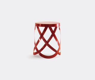 Cappellini 'Ribbon' stool, low, red RED CAPP20RIB294RED