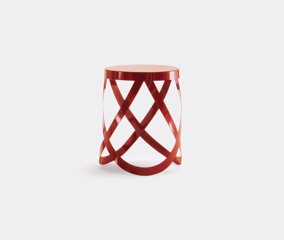 Cappellini 'Ribbon' stool, low, red  CAPP20RIB294RED