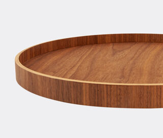 XLBoom 'Serve' round tray, walnut WALNUT XLBO25SER360WAL