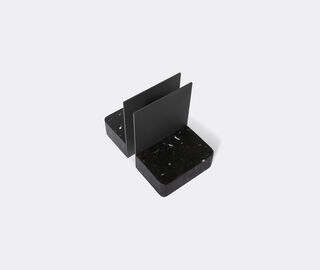 Salvatori 'Pietra L 08' bookends, set of two BLACK SALV21HPI196BLK