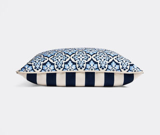 La DoubleJ 'Palazzo' cushion, large, blue MULTICOLOR LADJ26OUT812MUL