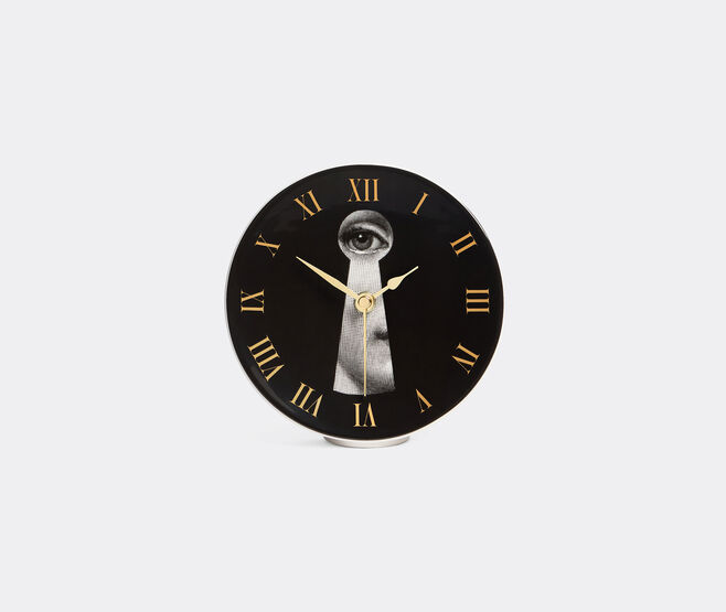 Fornasetti 'Serratura' desk clock GOLD FORN25DES610MUL