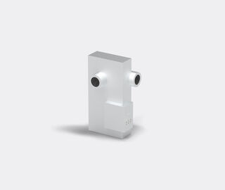 Transparent 'Brutalist' speaker, metal MULTICOLOUR TRAN24BRU320SIL