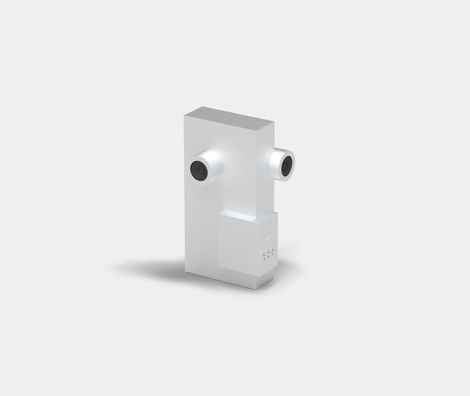 Transparent 'Brutalist' speaker, metal MULTICOLOUR TRAN24BRU320SIL