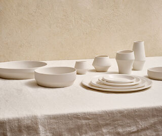 Pomax 'Kojin' pasta bowl, set of two, white WHITE POMA26KOJ438WHI