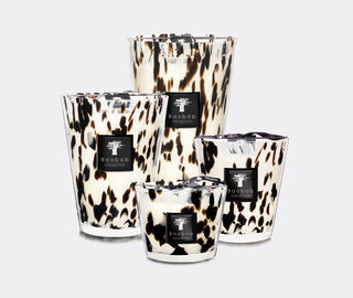 Baobab Collection 'Pearls Black' candle, small WHITE BAOB23PEA700MUL