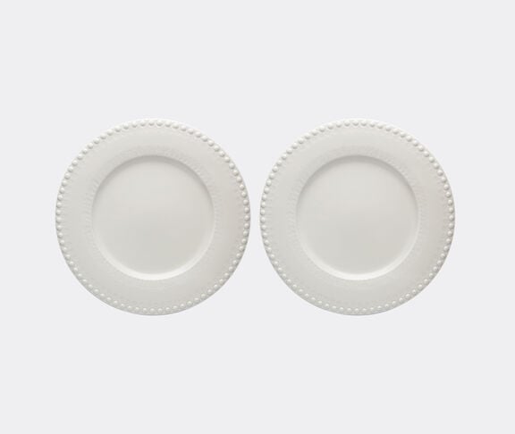 Bordallo Pinheiro &lsquo;Fantasia&rsquo; charger plate, set of two, ivory undefined ${masterID}