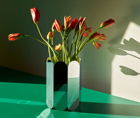 Hay &#39;Arcs Vase&#39;, silver MULTICOLOUR HAY121ARC517SIL