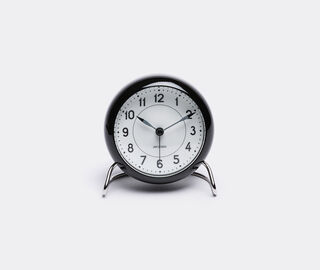 Arne Jacobsen Clocks 'Station' table clock MULTICOLOUR ARJA17STA720BLK