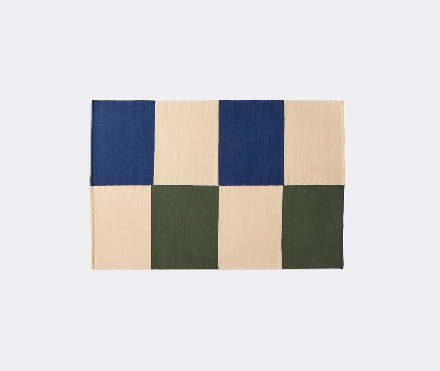 Hay 'Flat Works' rug, green Green, blue, white HAY122ETH324MUL