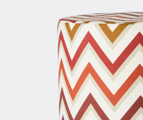 Missoni &#39;Watamu&#39; cylindrical pouf, red multicolor MULTICOLOUR MIHO25WAT171RED