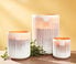 ONNO Collection 'Akosua White' candle Sunset scent, large WHITE ONNO23CAN694WHI