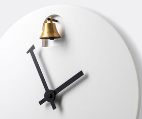 Domeniconi 'Dinn' clock, white WHITE DOME25ORO511WHI