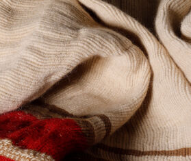 The House of Lyria &#39;Bardo&#39; throw WHITE HOLY23BAR647WHI