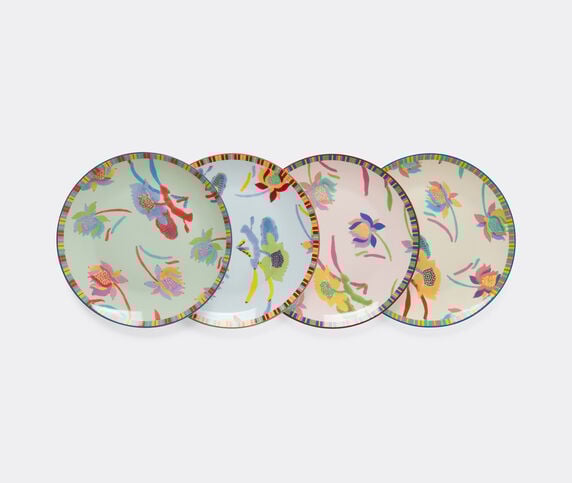 Lisa Corti 'Japanese' dessert plate, set of four, multicolor MULTICOLOUR LICO26JAP823MUL
