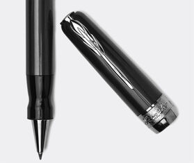Pineider 'Full Metal Jacket' roller pen, black BLACK PINE22FUL290BLK