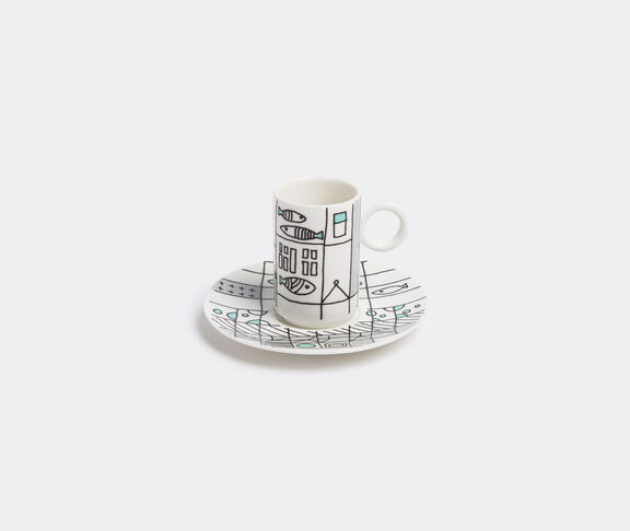 L'Abitare 'Metropolitan fish' coffee cup and saucer undefined ${masterID}