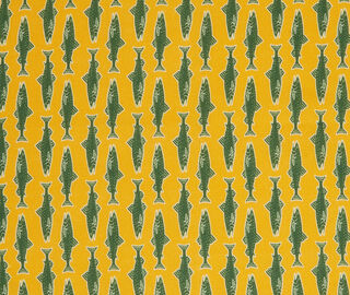 La DoubleJ 'Como Fish' large napkin, set of two, yellow YELLOW LADJ23LAR880MUL