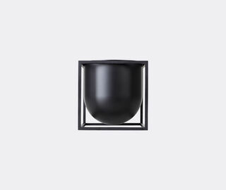 Audo Copenhagen 'Kubus Flowerpot 14', black BLACK BYLA22KUB912BLK