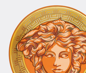 Rosenthal &#39;Medusa Amplified&#39; service plate, orange coin MULTICOLOUR ROSE22MED298ORA