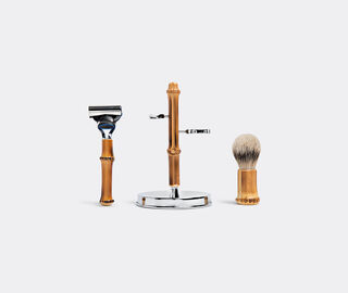 Lorenzi Milano Bamboo toilet shaving set MULTICOLOUR CEMI15TOI375BRW
