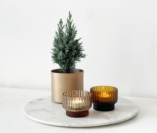 XLBoom 'Sunday Touch' scented candle, small AMBER XLBO22VOL921AMB