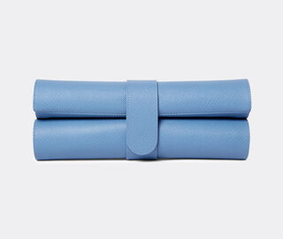 Smythson 'Panama' chess roll, Nile Blue BLUE SMYT23PAN302BLU