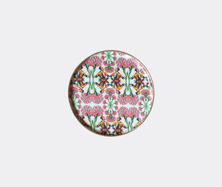 Les-Ottomans Patch NYC tray, pink and green MULTICOLOUR OTTO20PAT443MUL