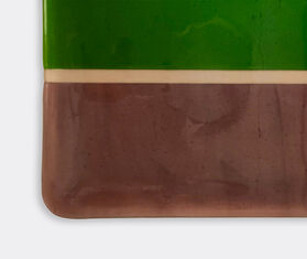 Les-Ottomans 'Murano' tray, brown and green MULTICOLOUR OTTO22MUR158MUL