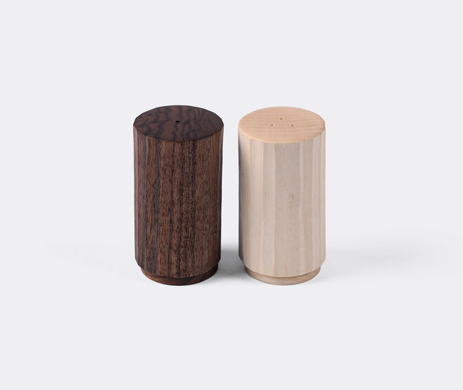 Zanat 'Grana' salt and pepper shaker set, walnut and maple MULTICOLOR ZANA25GRA703WAL