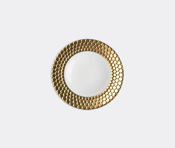 L'Objet Aegean Gold  Plated Sculpted Dessert Plate  undefined ${masterID} 2