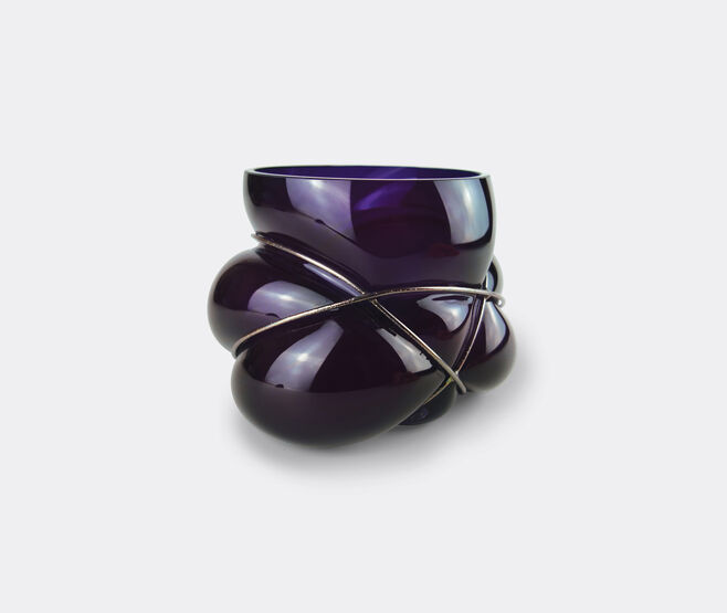 Vanessa Mitrani 'Pelote' vase, dark violet PURPLE VAMI26PEL281PUR