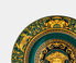 Rosenthal 'Versace Medusa' service plate, juniper green, gold ROSE20VER678GRN