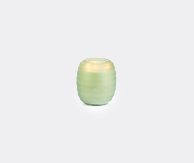 ONNO Collection 'Waves Green' candle Phuket Lotus scent, small GREEN ONNO23CAN146GRN