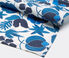 La DoubleJ 'Wildbird Blu' napkin, set of two  LADJ22LAR648BLU