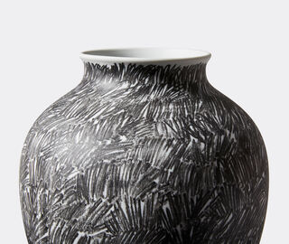 Cassina 'Post Scriptum' curved vase, black WHITE CASS22POS976MUL