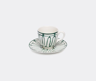 THEMIS Z 'Kyma' espresso cup and saucer, green GREEN THEM24KYM672GRN