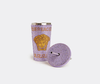 Versace 'Medusa' studded travel cup mug, lilac LILAC VERS22TRA563LIL