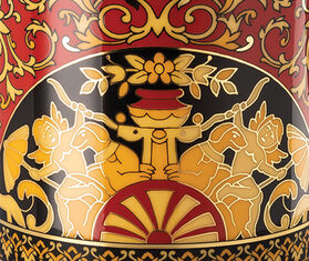 Rosenthal &#39;Medusa&#39; mug with lid MULTICOLOUR ROSE23MUG442MUL